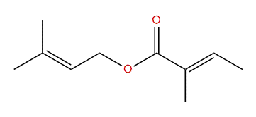 3-Methyl-2-butenyl (E)-2-methyl-2-butenoate
